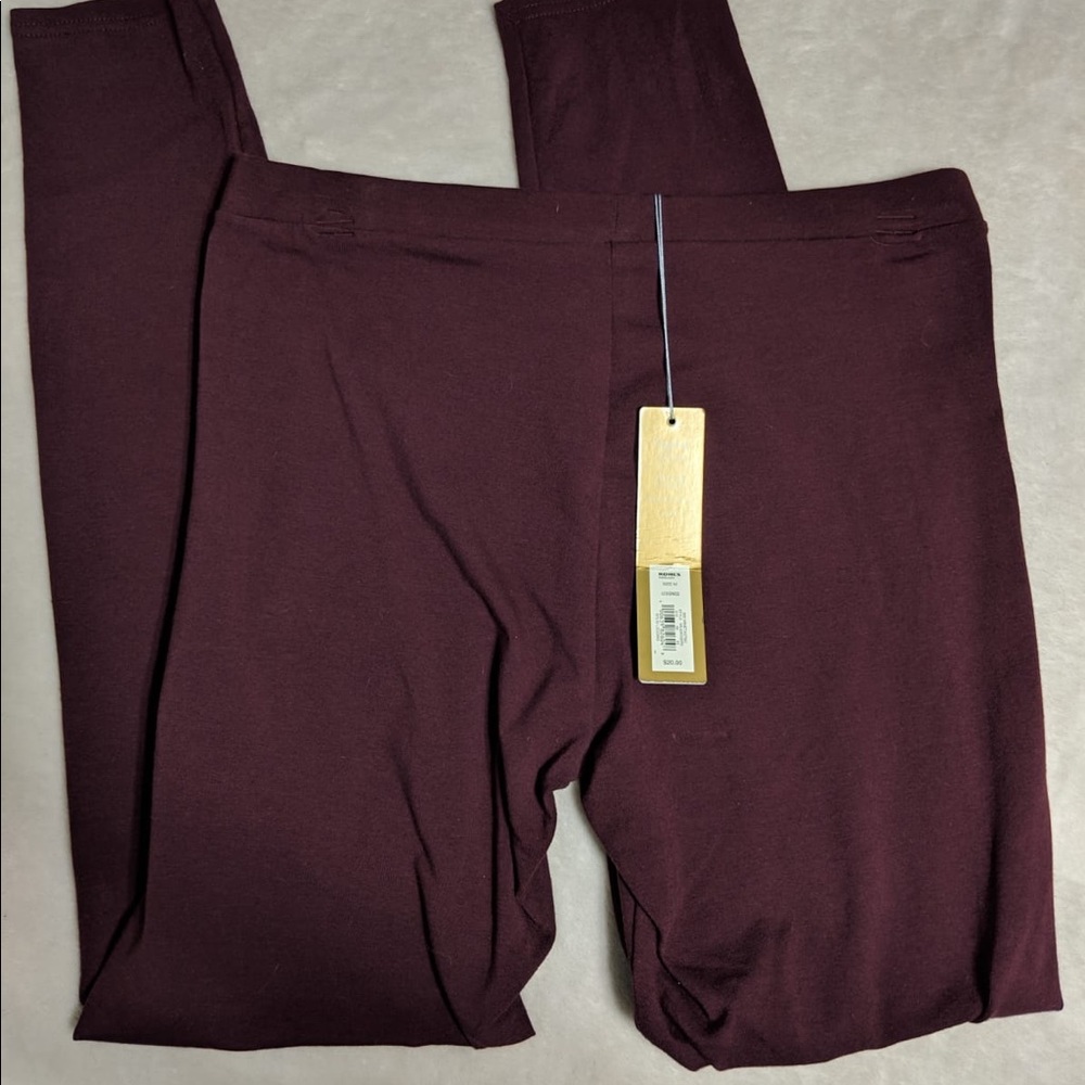 Lauren Conrad. NWT. Burgundy leggings